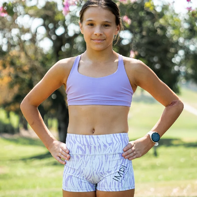 IMPI High Waist Running Short - Lavender Haze