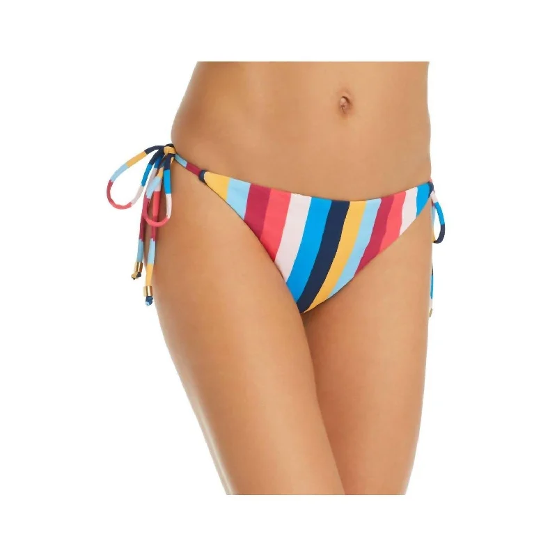 Stripe Clean Triangle Bottom In Rainbow