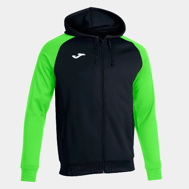 Joma Academy IV Hoodie Jacket (Black/Green Fluor)