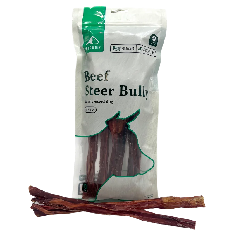 Beef Steer Bully Stick Standard 12in - 10ct.