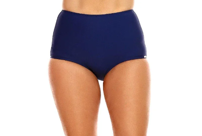 Capriosca CP9502 Navy High Waisted Pant Bikini Bottom