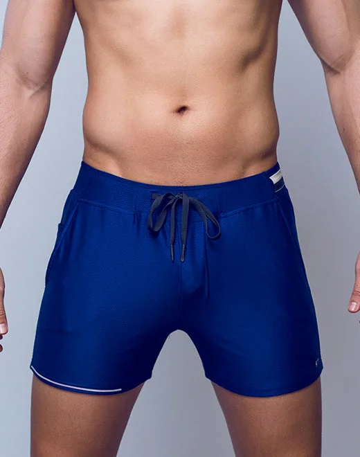 4” Full Lined Mesh Shorts - Limoges Blue