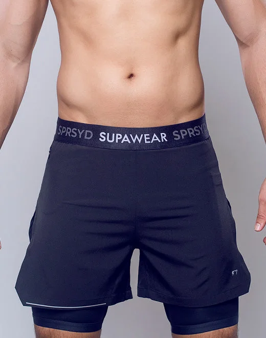 Supa Pro Workout Shorts - Black