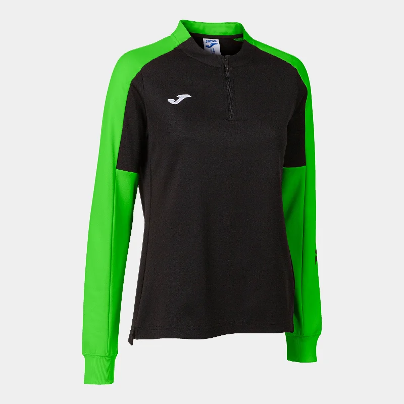 Joma Eco-Championship Ladies Sweatshirt (Black/Green Fluor)