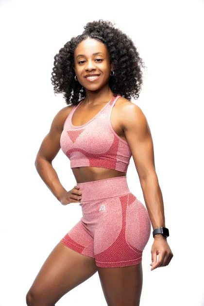 AR Sportswear Keli Gym Bra Set Shorts