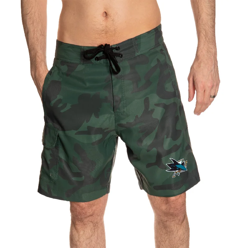 San Jose Sharks Camo Boardshorts for Men