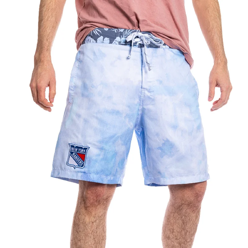 New York Rangers Blue Watercolour Boardshorts for Men