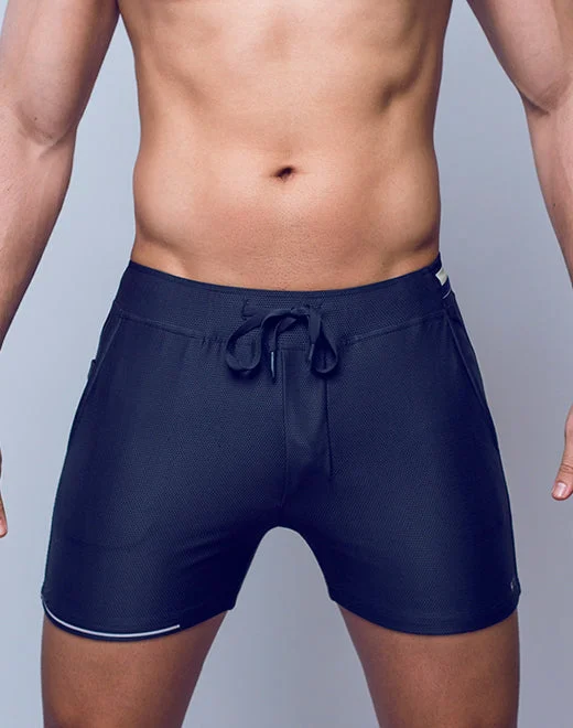 4” Full Lined Mesh Shorts - Black Onyx