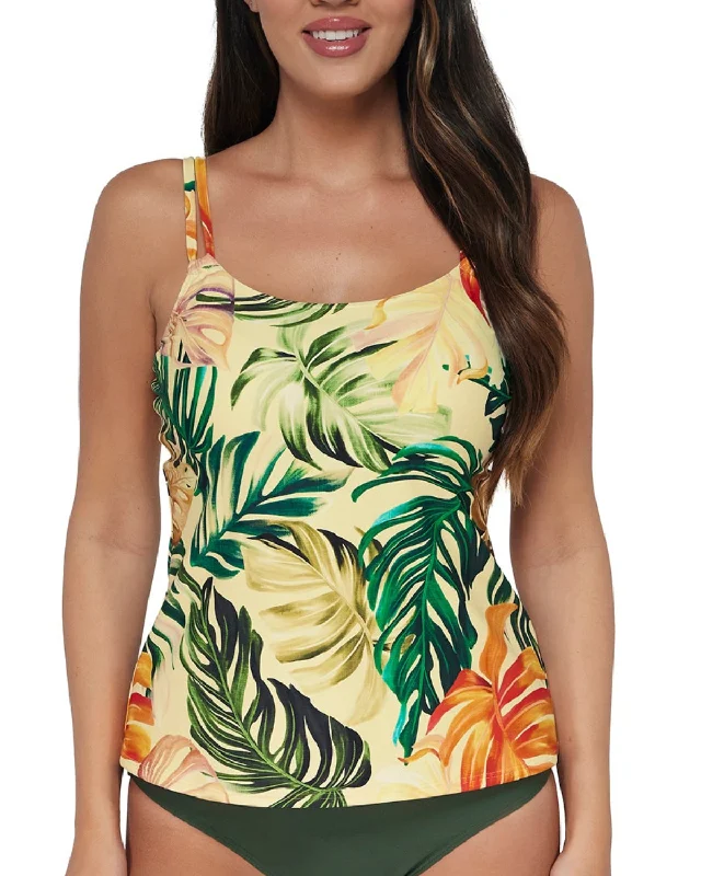 2025 Sunsets Amber Oasis Taylor (D+) Underwire Tankini Top ♻ - 75