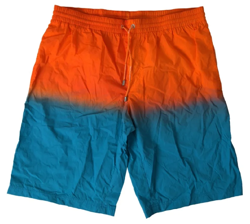 Dolce & Gabbana Gradient Effect Swim Shorts in Vibrant Men's