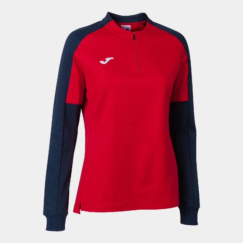 Joma Eco-Championship Ladies Sweatshirt (Red/Dark Navy)