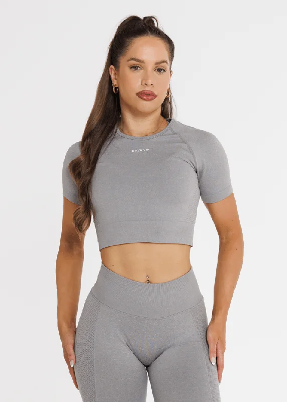 Prime Seamless Short Sleeve - Ash