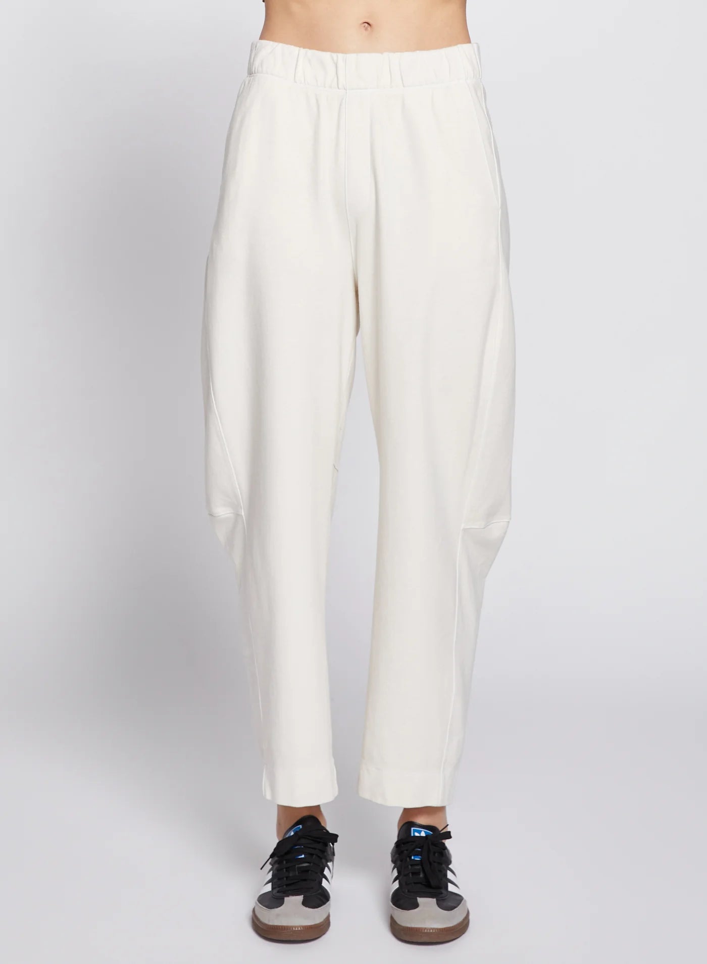 Ponte Barrel Pant Cream