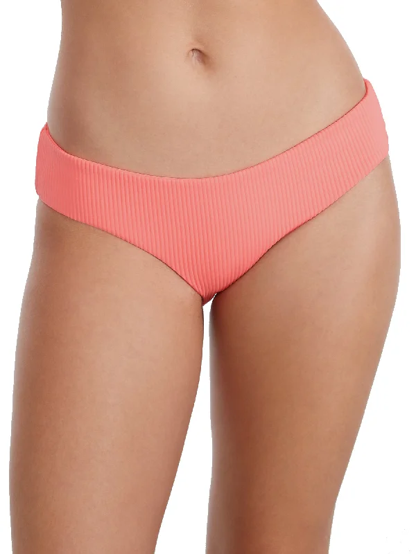 Sunsets Women's Neon Coral Alana Hipster Bikini Bottom