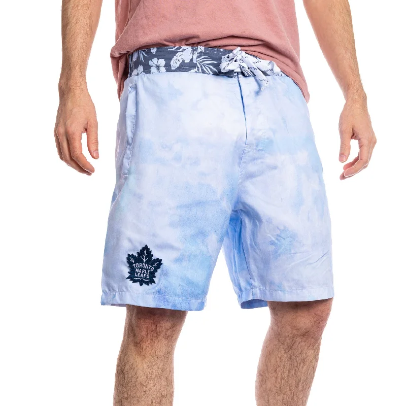 Toronto Maple Leafs Blue Watercolour Boardshorts for Men