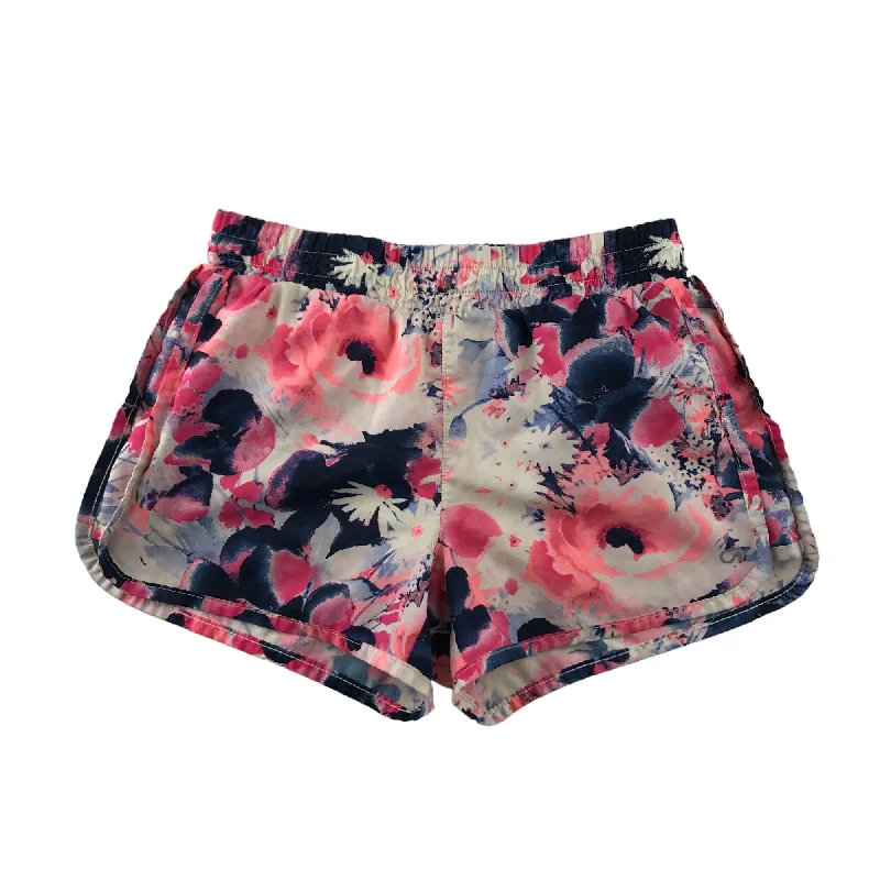 Gap Sport Shorts Age 11 Pink Floral Print Pattern