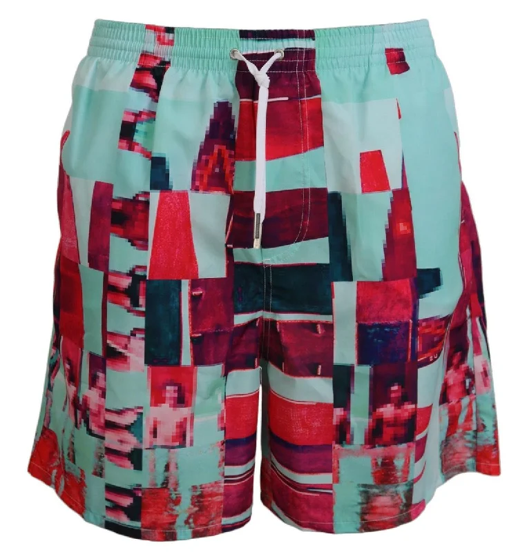 Dsqua²  Printed Beachwear Shorts Men's Swimwear