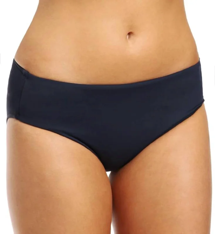 Regular Retro Power Bikini Bottom In Indigo