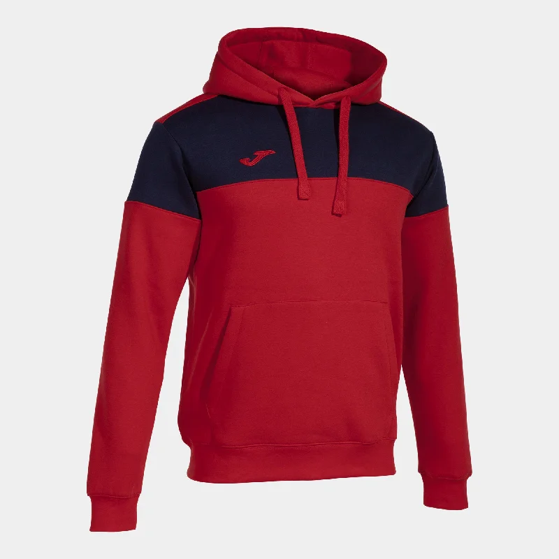 Joma Crew V Hoodie (Red/Dark Navy)