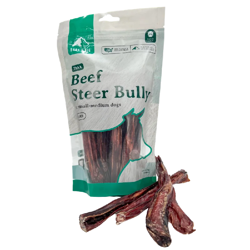 Beef Steer Bully Stick Thick 6in - 12ct.