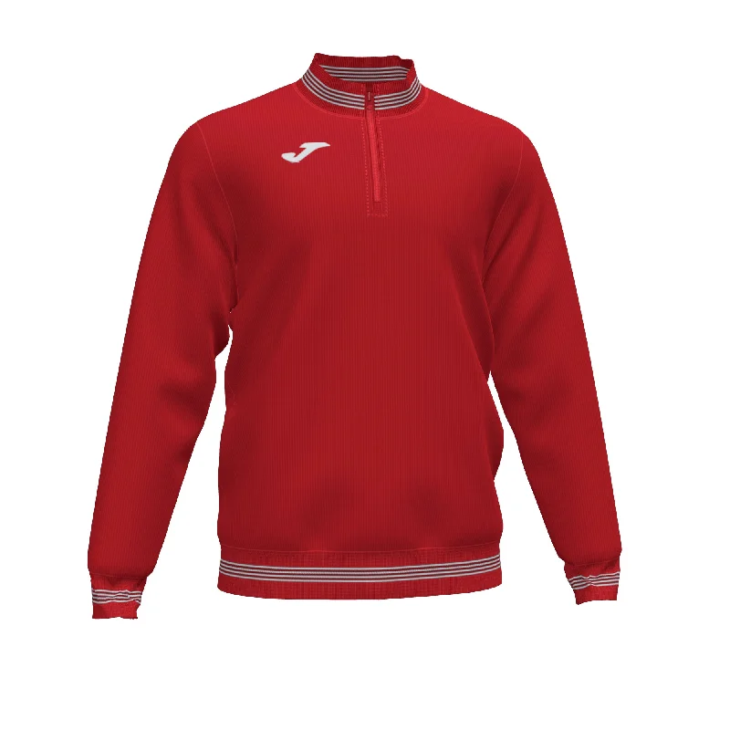 Joma Campus III 1/4 Zip Sweatshirt (Red)