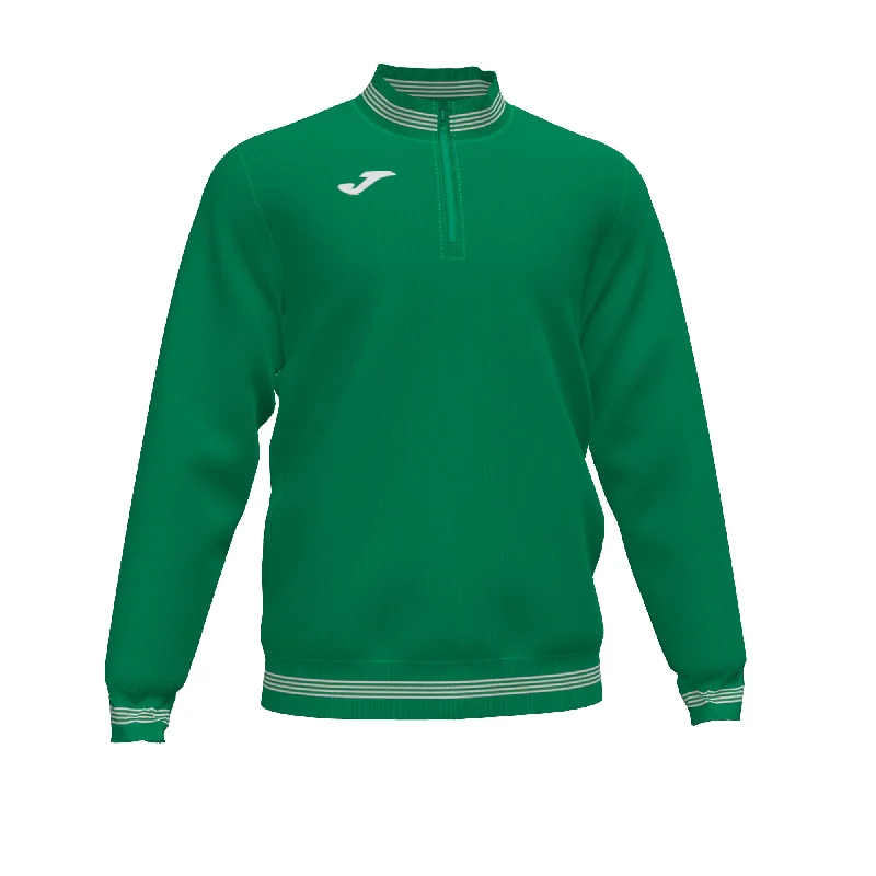 Joma Campus III 1/4 Zip Sweatshirt (Green Medium)