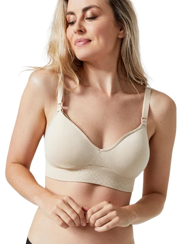 BLANQI Body Cooling Maternity & Nursing Bra - Bone