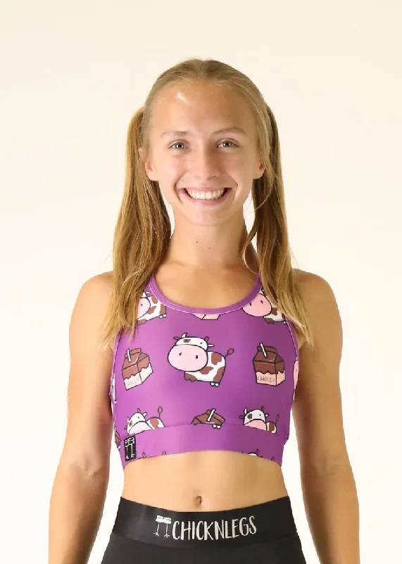 Choccy Cows OG Sports Bra