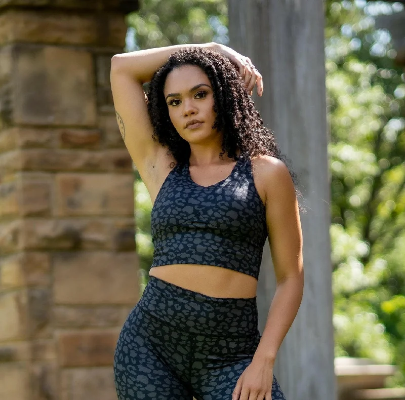 Classic Sports Bra (Black Jaguar)