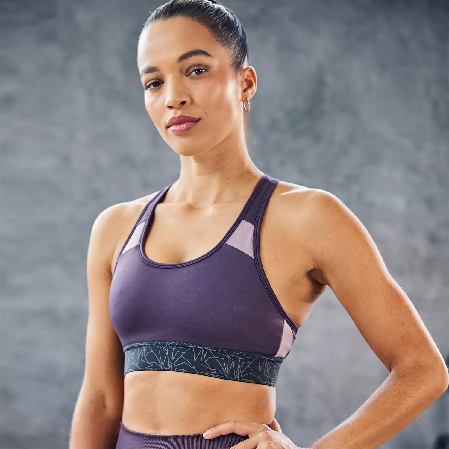 LAB360° TDry™ Sports Bra - Plum Perfect