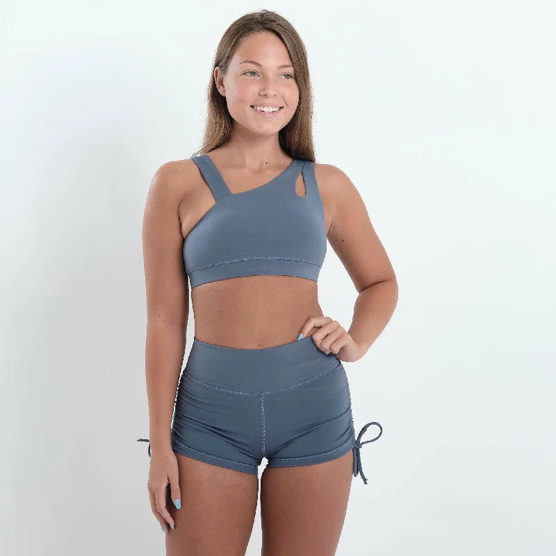 Rebel Sports Bra (Light Blue)