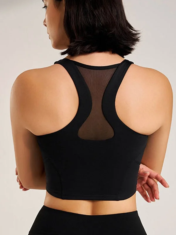 ZASUWA Female Sexy Mesh Quick-dry Sports Bras