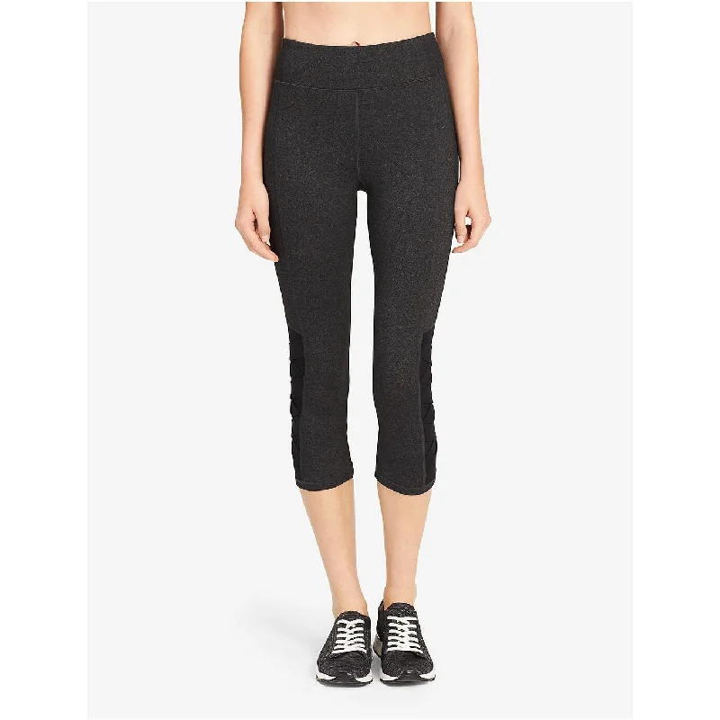 Calvin Klein Performance Women's High Rise Crisscross Cutout Leggings Black Size Extra Large - X-Large