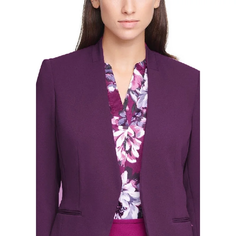 Calvin Klein Women's Asymetrical Jacket Purple Size 12