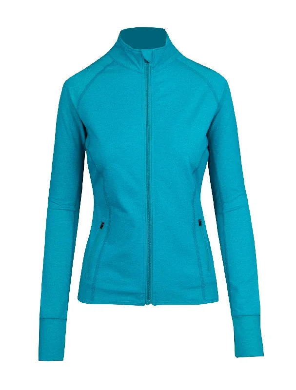 Ladies Greatness Heather Jacket - Jade Heather