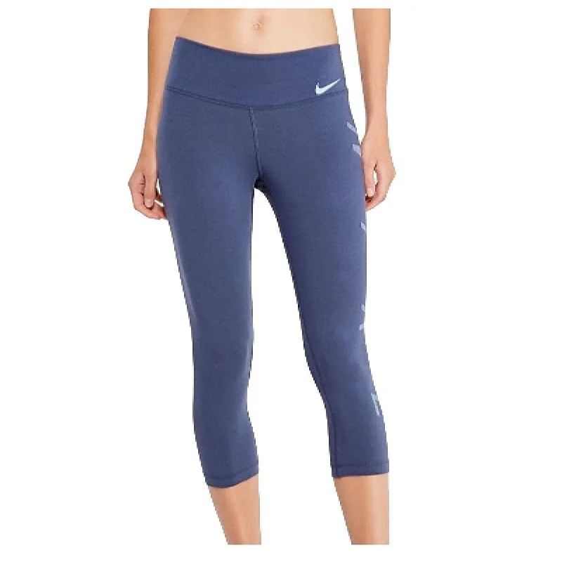 Nike Women's Dry Training Capri Leggings Blue Size Extra Large - XL