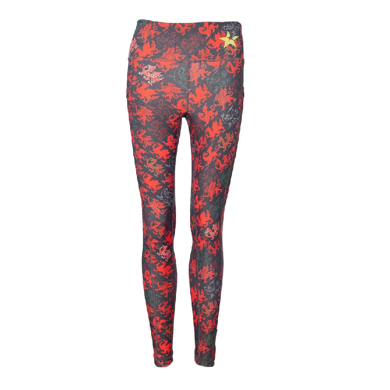 Unisex Leggings | Red Dragon